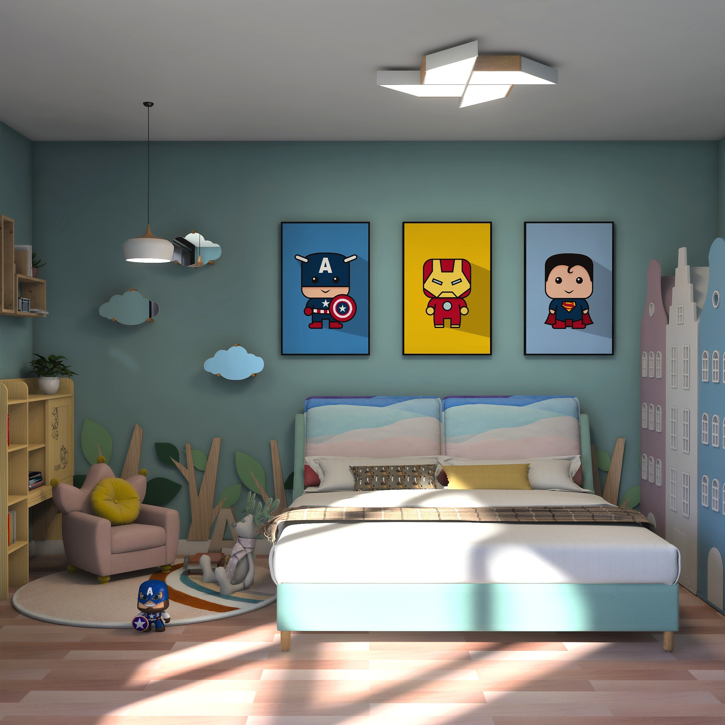 Design a Super Hero Room for Your Boy