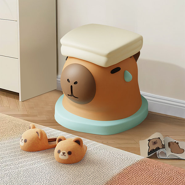 Capybara Hallway Shoe Bench - Quirky Comfort - Functional Decor