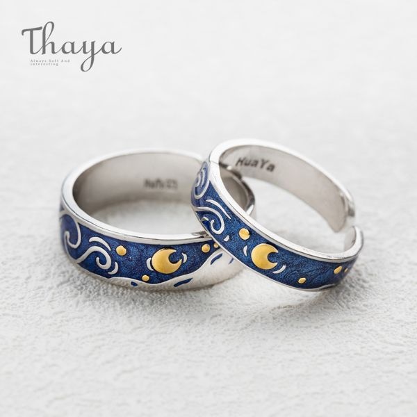 thaya-van-goghs-sky-design-handmade-drawing-ring