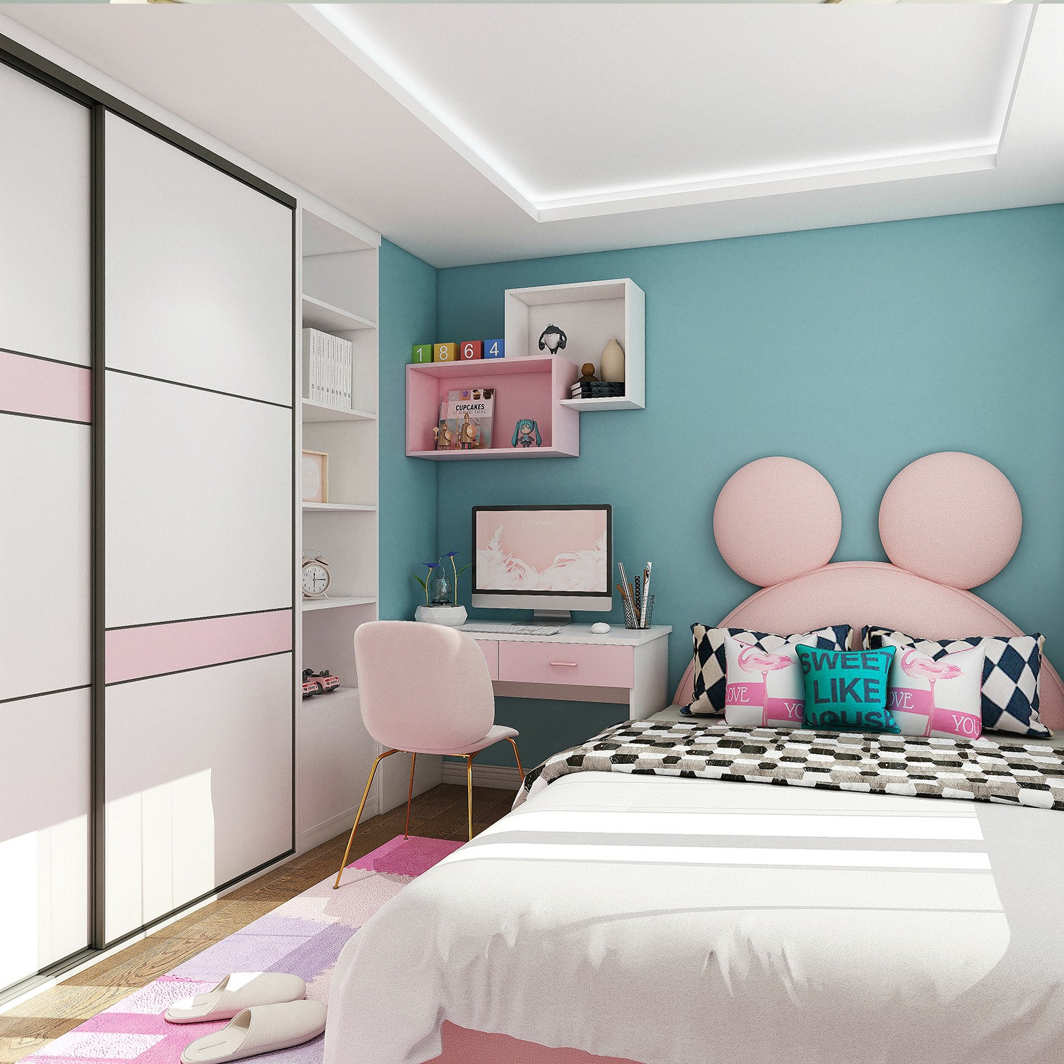 Pink Micky Room