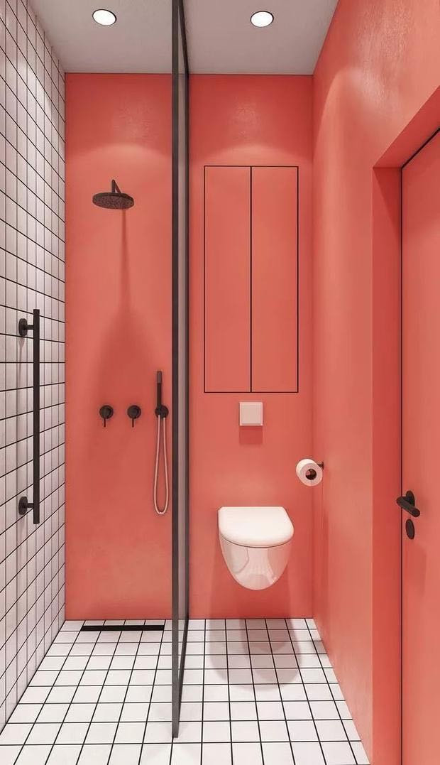 If you want a orange bathroom, get orange