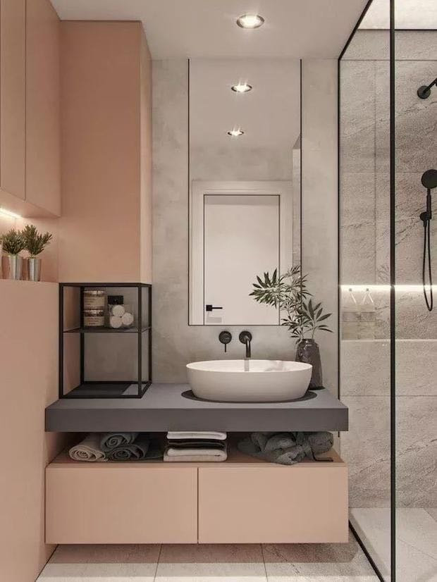 How to better use the space in a small bathroom